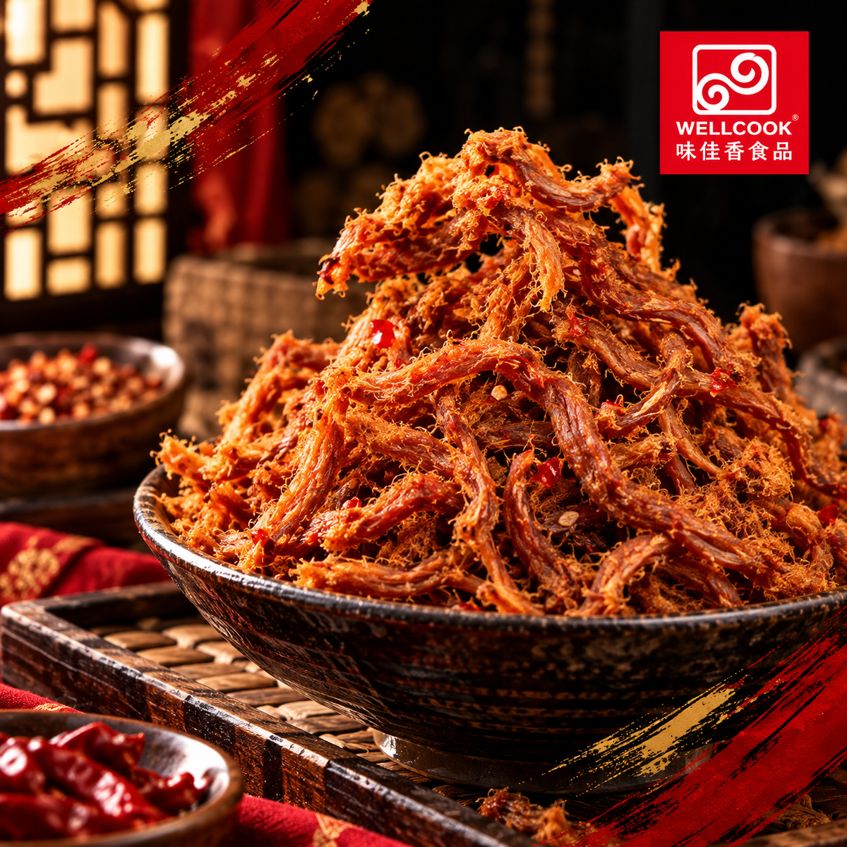 微辣豬肉絲300g